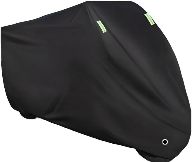 민스컴퍼티 오토바이 프리미엄 전차종 레인 방수커버, 올블랙