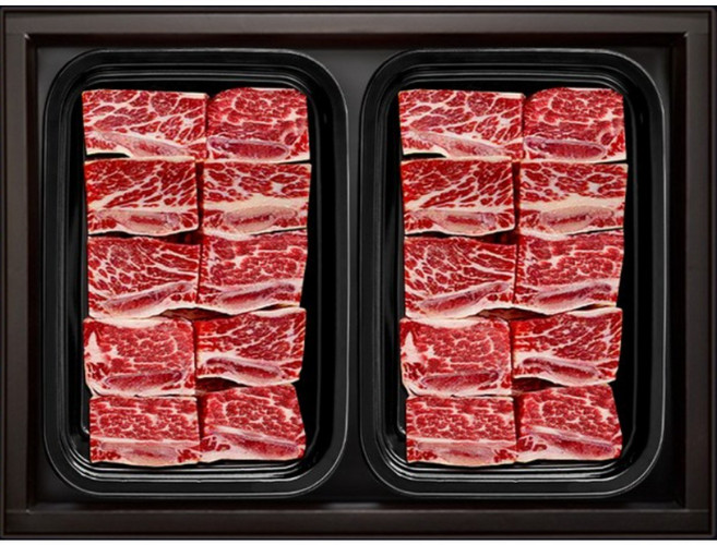 쿠가[냉동] 횡성한우 어사품 1등급 2구세트 [찜갈비] 1.4kg, 찜갈비2팩/1.4kg, 1개