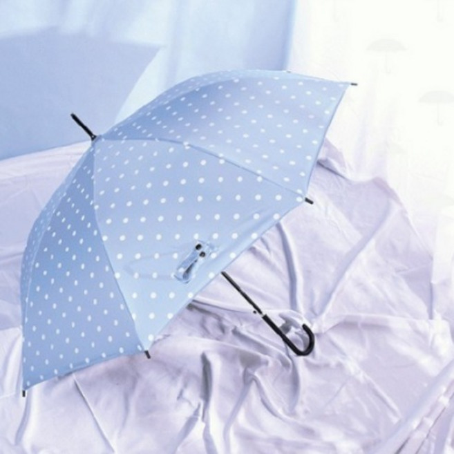 iPSTO 우산 UV 자외선차단 도트 장우산 암막 우산 우양산