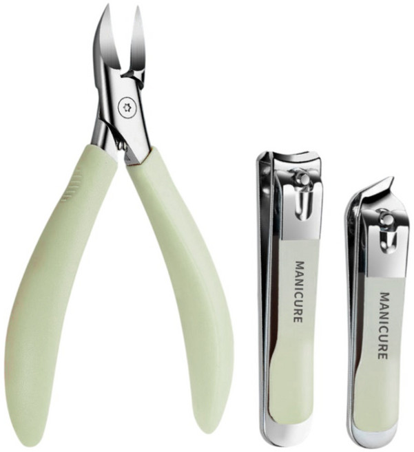 Clippo 독수리부리형 내성발톱 손발톱 관리 4종 세트 : 이글니퍼+손톱깍이+ 손발톱큐렛+가죽케이스, 1개, 뷰티>네일>네일케어>네일 케어도구>클리퍼/손톱깎이