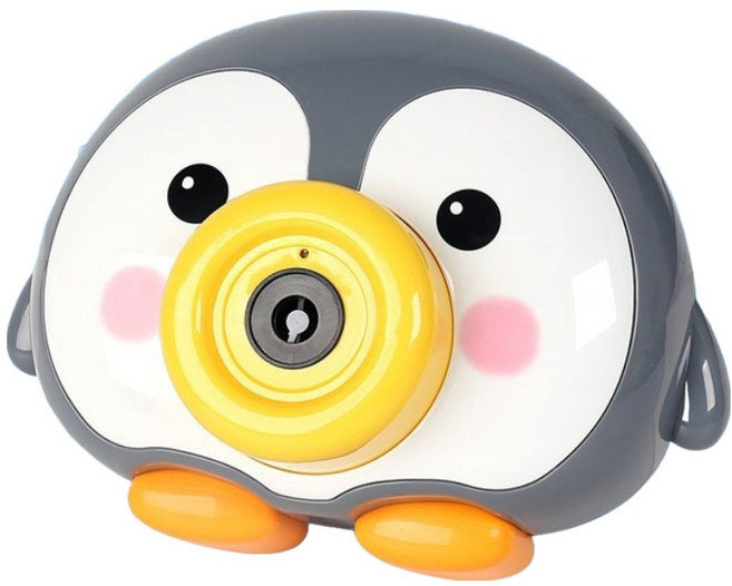 라빈트 방울 버블 레인보우 펭귄 꼬꼬 야외 비눗방울 장난감, 1개, 깜찍 펭귄