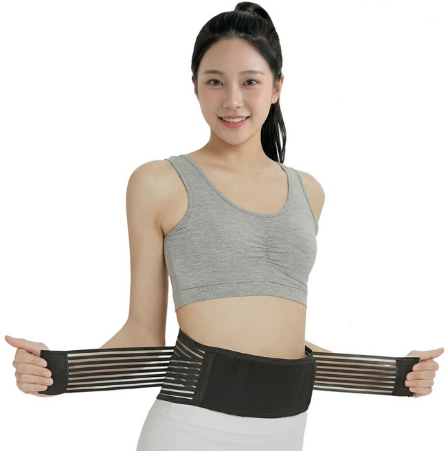 웰럽 프리미엄 메쉬 얇은 허리보호대 허리복대 WL-1038, 1개