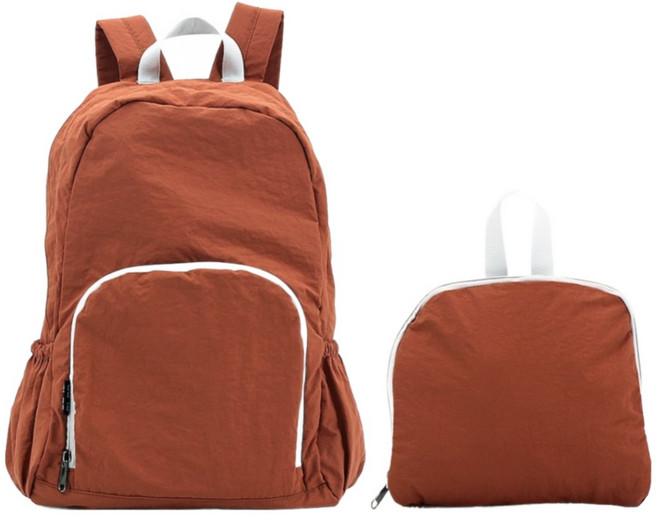 듀엘라 폴딩 접이식 초경량 여성 백팩 나일론 원단 경량 레저 여행용 배낭 아웃도어 스포츠 등산 백팩