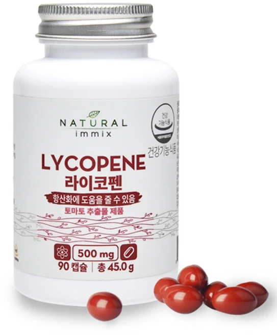 내추럴이믹스 라이코펜, 90정, 1개 - 쿠팡