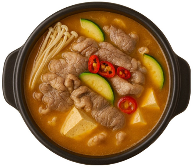 채선당 [채선당] 차돌 된장찌개 밀키트 3인분, 810g, 1개