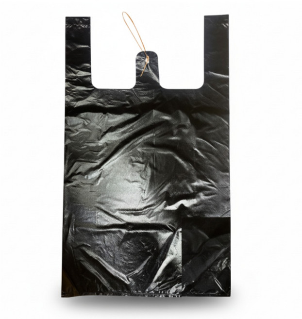 고담 검정 손잡이봉투 마트비닐봉투 국내산 튼튼한비닐, 3L, 400개