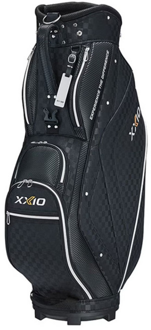 젝시오 어쎈틱 경량 캐디백 GGC-X164, 블랙+체크