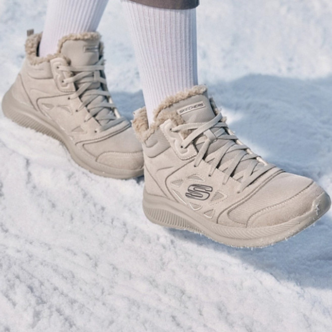 [S]스케쳐스 여성용Skechers 쿠션 EVA밑 겨울 키높이 스노우부츠 앵클부츠