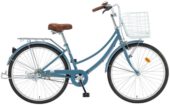 2026 삼천리 레스포 26 선데이 1단 자전거 짐받이 바구니 여성용자전거 99%조립, 1개, 171cm, 슬레이트 블루(무광),90%조립