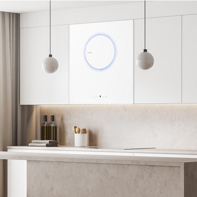 하츠 정품 화이트블랙 주방후드 교체 통후드 슬림루나 매립형 후황, SSL60GLT-01 블랙, 자가설치