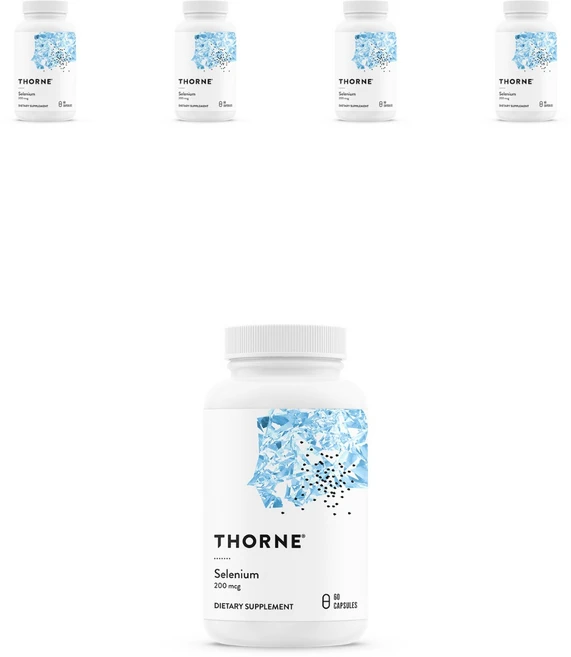 쏜리서치 셀레늄 200mcg 캡슐, 60정, 5개 - 쿠팡