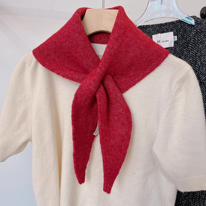 GLOWFY 울 쁘띠 삼각 머플러 목도리