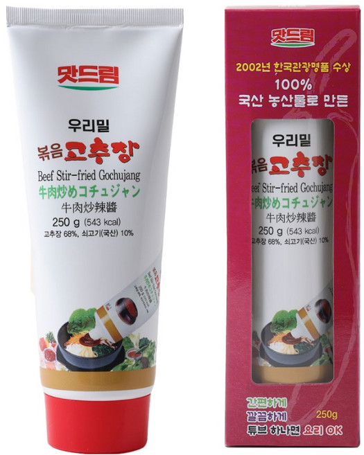 우리밀 쇠고기볶음고추장, 1개, 250g