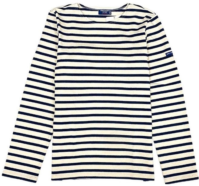 세인트제임스 메르디앙 모던 긴팔티셔츠 에크루마린 (아이보리+네이비) SAINT JAMES