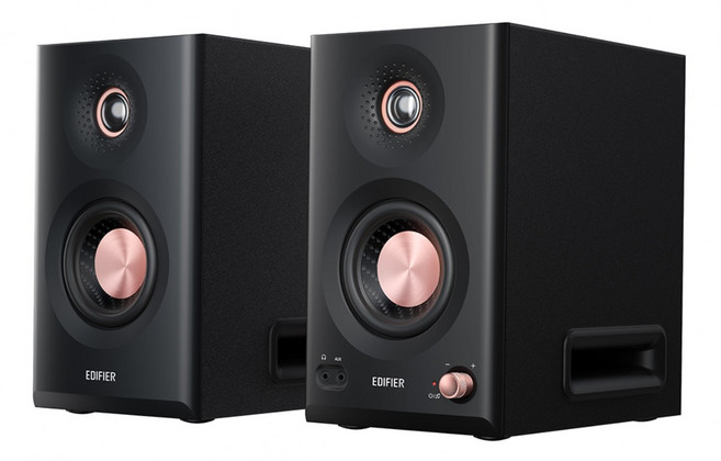 공식 수입 제품 국내 AS 가능 에디파이어 PC-FI 데스크 파이 스튜디오 모니터 스피커, MR5 블랙 (블루투스 3웨이 스피커), 1개