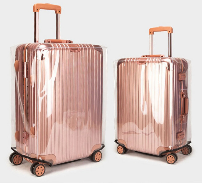 트레버 고급형 방수 캐리어 커버 투명 여행 가방 덮개