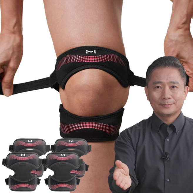 [인포벨]TV홈쇼핑정품 애드크로스 김문호원장 2번잡는 무릎보호대 무릎팔팔 슬개건 보호 충격 완화 패드, 2세트