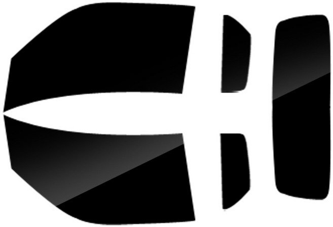 썬팅메카 포터2 전용 측후면 컴퓨터정밀재단 UV차단99% 썬팅필름, UV+열차단35%, 일반캡