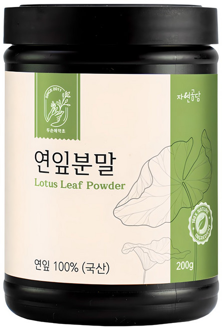 두손애약초 연잎분말, 1개, 200g