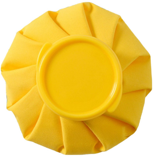 비비드 대형 골프 얼음주머니 27cm 결로현상 최소화 옐로우, 1개