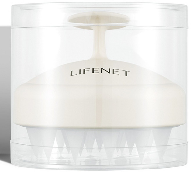 라이프넷 두피 테라피 샴푸 브러쉬, 흰색, 1개