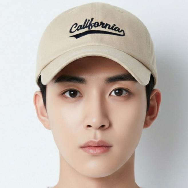 베이직엠 남성 빅사이즈 사계절 야구모자 볼캡 CALIFORNIA (59~61cm)