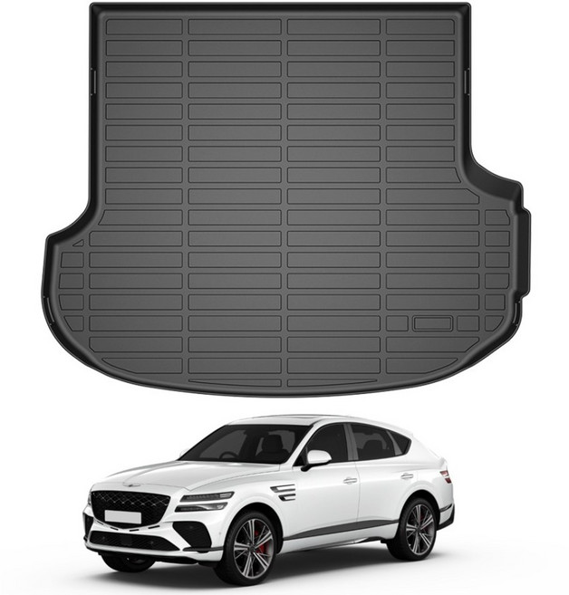 Jenofa TPE 논슬립 내마모성 트렁크 매트, 제네시스 GV80 트렁크 매트