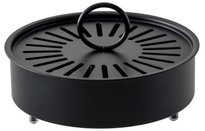 감성 모기향 연소기 인센스 홀더 거치대 받침대, 블랙