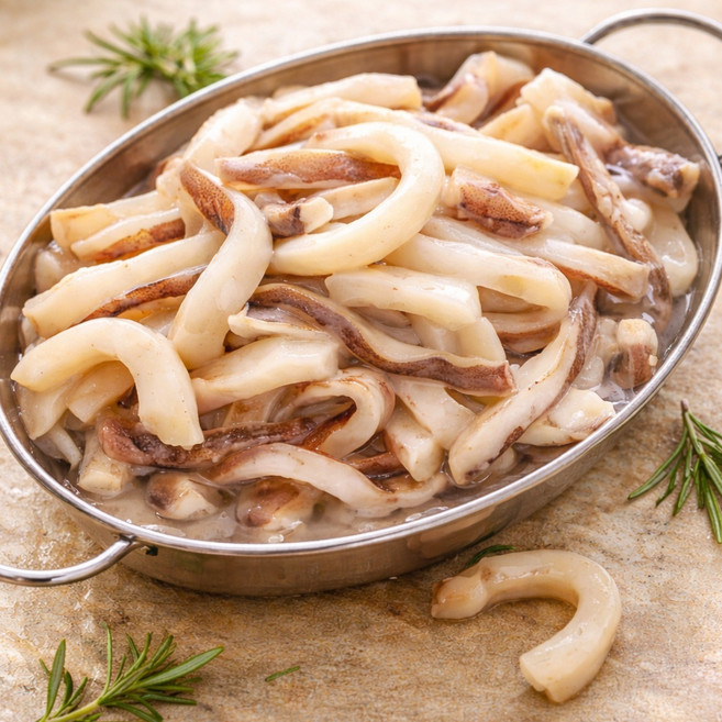 냉동오징어채1kgx4 오징어 볶음 튀김 덮밥 국, 1kg, 4개