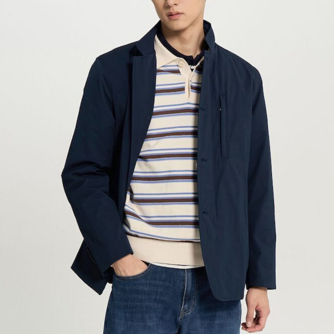 [국내백화점] 빈폴 남성 아우터형 재킷 네이비 데일리 가을 점퍼 코디