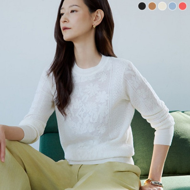 [LBL] 26SS 소모울100 클래식 자카드 니트