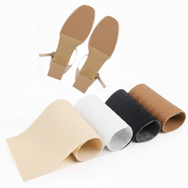 슈리팜 구두 운동화 미끄럼방지 패드 셀프 밑창 수선패드, 진베이지, 2개