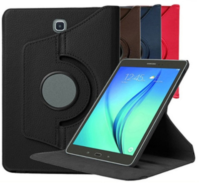 아랑 갤럭시탭 S6 Lite 10.4 SM-P610 P615NO 회전스탠드케이스 북커버 방탄유리, 회전케이스 블랙