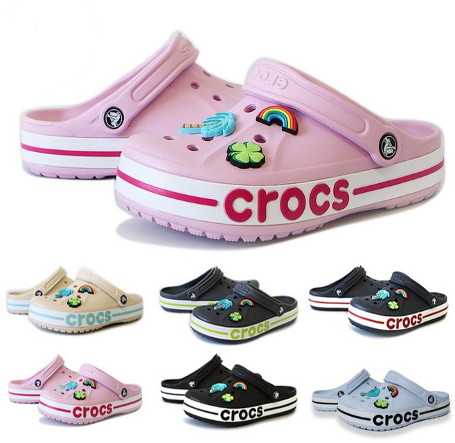 CROCS 정품 크록스 바야밴드 클로그 키즈 토들러 레츄 악세사리