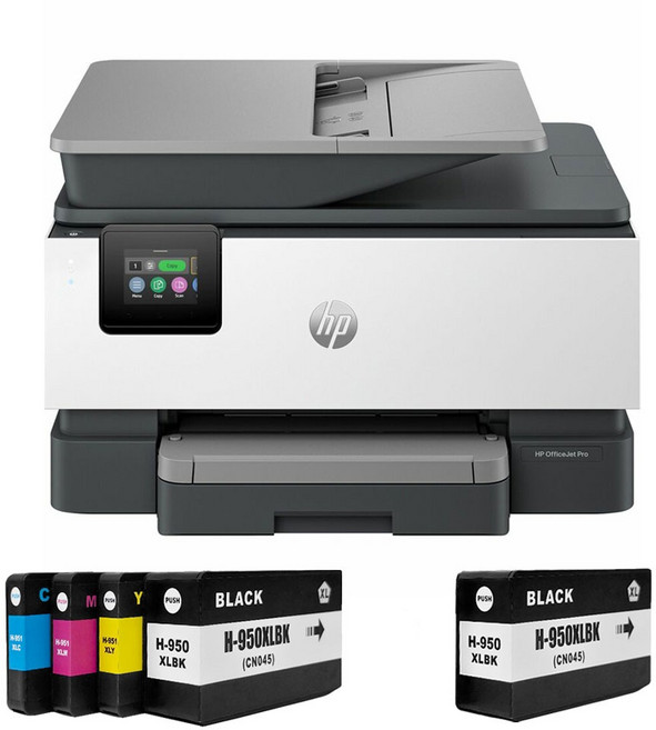 HP 오피스젯프로 9120 A4잉크젯팩스복합기 호환잉크 1SET 검정1개 추가 HP9010후속모델, HP 9120