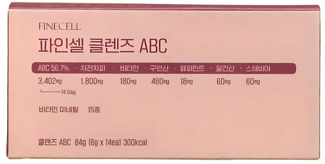 클렌즈 ABC 파인셀 차전자피 비타민 식이섬유, 1박스, 28회분 - 쿠팡