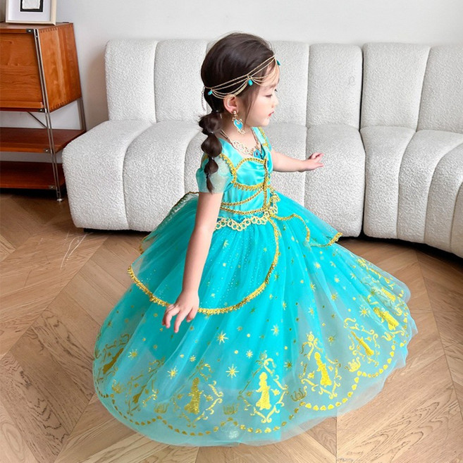 오자드 여아 엘사 공주원피스 유아 공주드레스 (요술봉 왕관 세트)