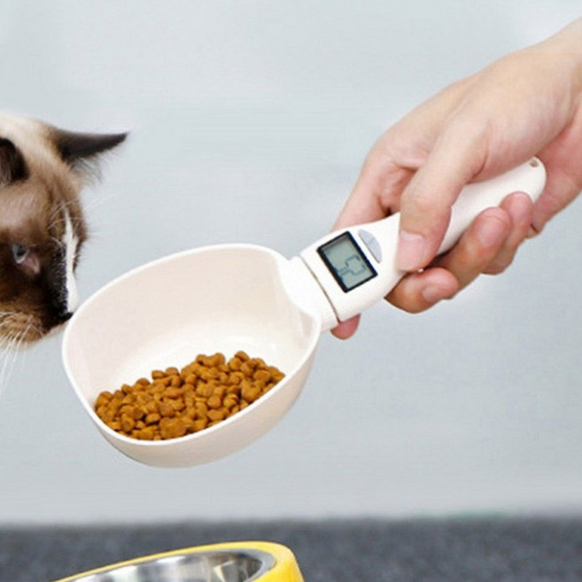 강아지 고양이 계량저울 사료스쿱, 1개