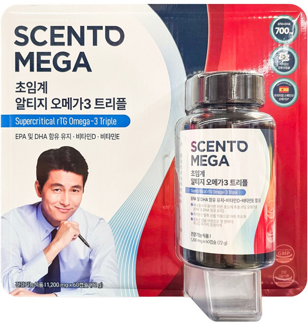 뉴트리원 초임계 알티지 오메가3 트리플 1200mg x 60입, 60정, 1개