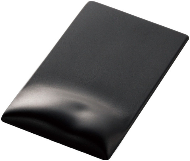 엘레컴 FITTIO 인체공학 엑스젤 손목보호 마우스 패드 MP-116, 블랙, 1개