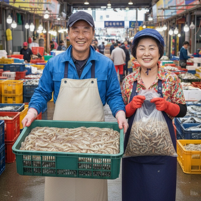 (늘푸른 수산) 자연산 급냉 중하새우 (10kg개까지 합포장 발송) 당일조업 어획 동결 사계절용, 1박스, 3kg(1kg당 100마리 이내)