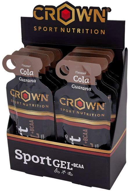CROWN 크라운 뉴트리션 스포츠젤 콜라 1박스(12포), 12개, 40g