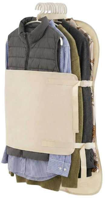 이루온 좌우밀착 옷장 행거 옷걸이형 의류 정리 압축팩, 1개