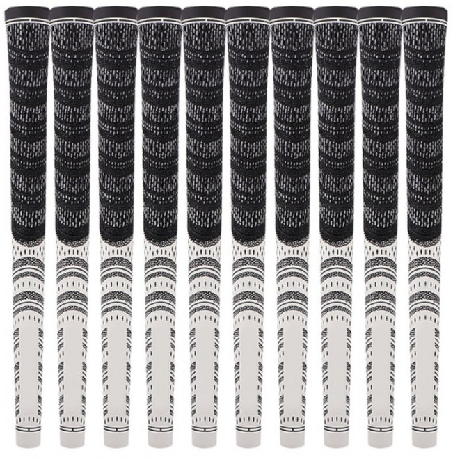 TOUR VICTORY R60 반실 골프그립 미끄럼방지 10개구성, 10개, 흰색