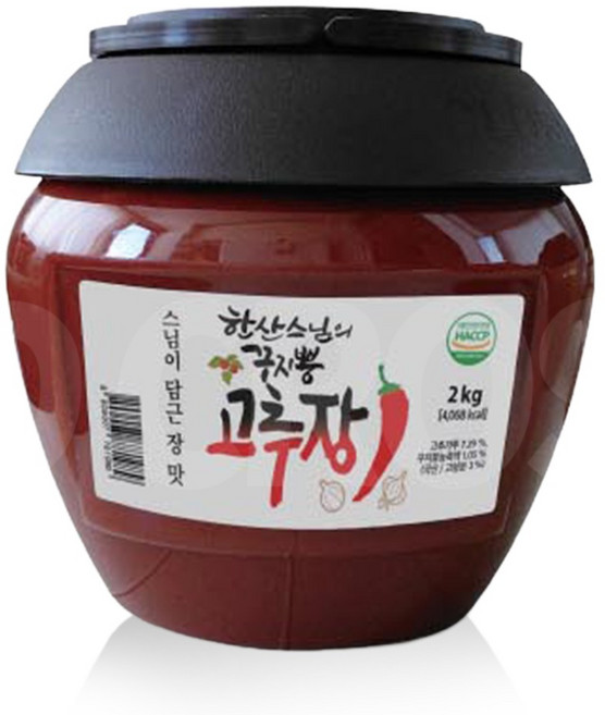 [인포벨]애드크로스 홈쇼핑 한산스님의 꾸지뽕 고추장 강원도 사찰 장맛 전통 발효, 2kg, 2세트