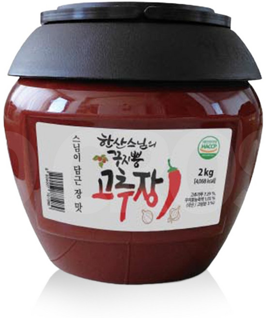 [인포벨]애드크로스 홈쇼핑 한산스님의 꾸지뽕 고추장 강원도 사찰 장맛 전통 발효, 2kg, 1세트