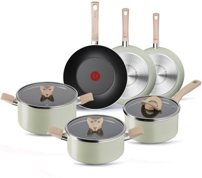 테팔 인덕션 세이지쿡 후라이팬 냄비4종5종세트(택1), 민트, 1세트, 01-4종(팬20+28+편수18+양수20)