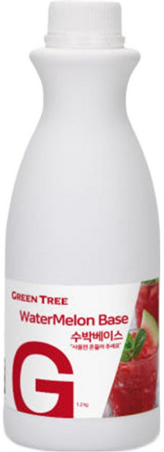 그린트리 수박 베이스 1.2kg, 1개