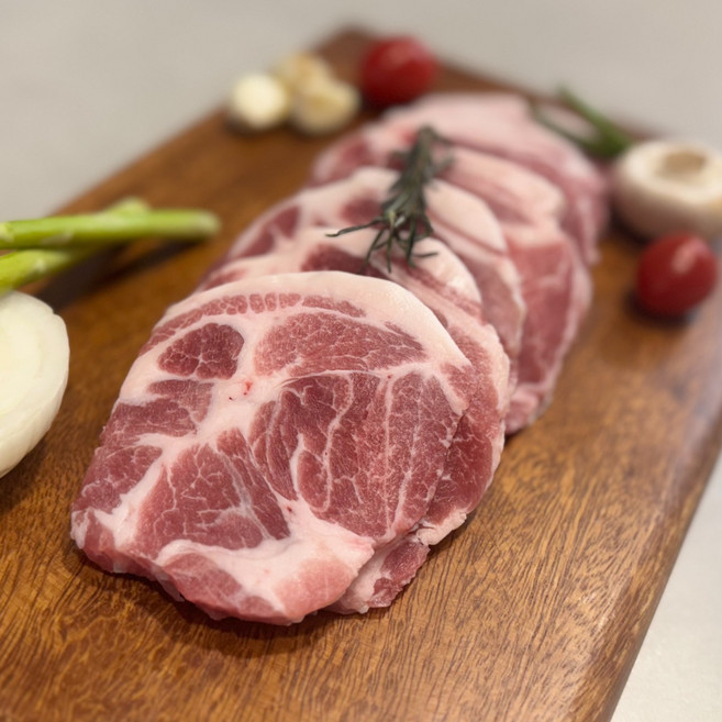 1+1 국내산 돼지 한돈 목살 꽃목살 500g+500g(1kg) 청정돈 급냉 잘나가는 미트, 꽃목살 500g+500g 1kg, 500g