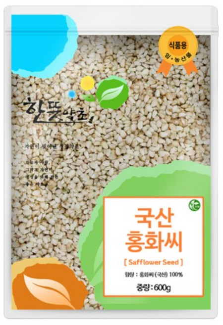 신영몰 국산 홍화씨 국내산 홍화자 홍화씨앗 홍화씨차 원물재료, 1개, 600g